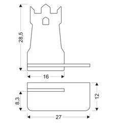 Candellux bērnu sienas lampa Tower цена и информация | Настенные светильники | 220.lv