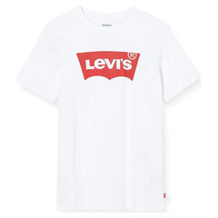 Детский футболка с коротким рукавом Levi's Batwing, 4 года, белая цена и информация | Рубашки для девочек | 220.lv