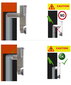 Kompakts izlietnes sifons ar klik-klak aizbāzni SPAZIO BAGNO NT, melns cena un informācija | Sifoni | 220.lv