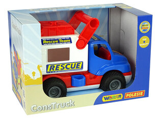 Glābšanas mašīna Construck, zili balta cena un informācija | Rotaļlietas zēniem | 220.lv