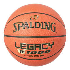 Баскетбольный мяч Spalding TF-1000 Legacy 7, темно-оранжевый цена и информация | Баскетбольные мячи | 220.lv