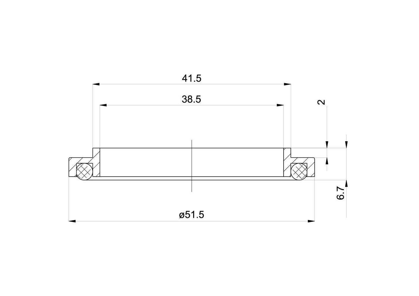 Jaucējkrāna pamatne 51,5 x 35 mm, 636048 RUBINETA cena un informācija | Aksesuāri jaucējkrāniem un dušai | 220.lv