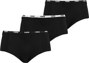 Melnas biksītes sievietēm Puma Mini shorts 3 pack 503006001-200-XS cena un informācija | Puma Sieviešu apakšveļa | 220.lv