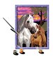 Krāsojamā glezna (ar spīdumiem) Ravensburger, 18X24cm "Zirgi", Li R28568 cena un informācija | Gleznas pēc numuriem | 220.lv