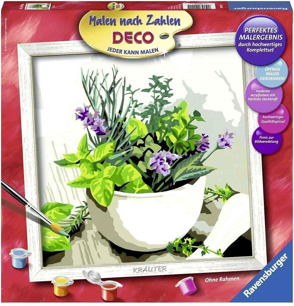 Krāsojama glezna Ravensburger, 30X30cm "Garšvielas", Li R29021 цена и информация | Gleznas pēc numuriem | 220.lv