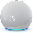 Amazon Echo Dot 4 Clock, balts