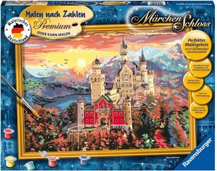 Картина по номерам Ravensburger, 40х30см "Замок Нойшванштайн", Li R28902 цена и информация | Живопись по номерам | 220.lv