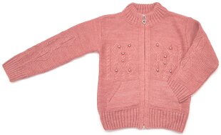 Džemperi meitenēm ar rāvējslēdzēju, krāsa rozā cena un informācija | Jakas, džemperi, žaketes, vestes meitenēm | 220.lv