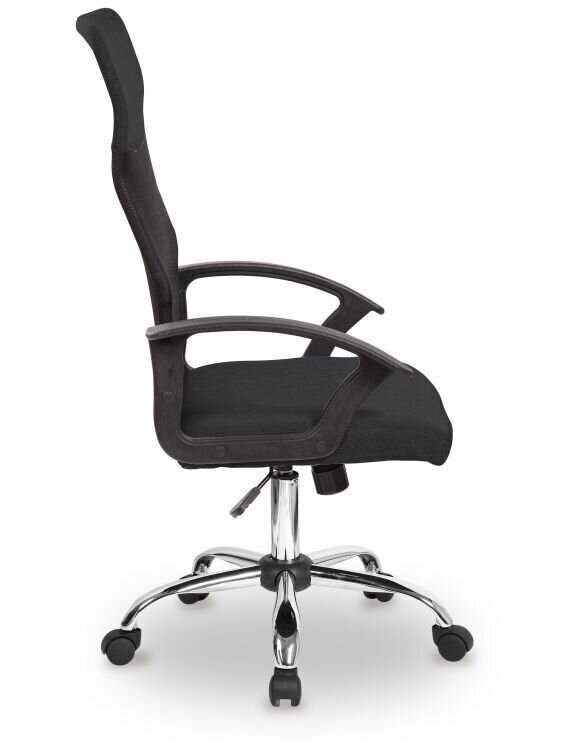 Biroja krēsls ar ritentiņiem Modern Home, melns cena un informācija | Biroja krēsli | 220.lv