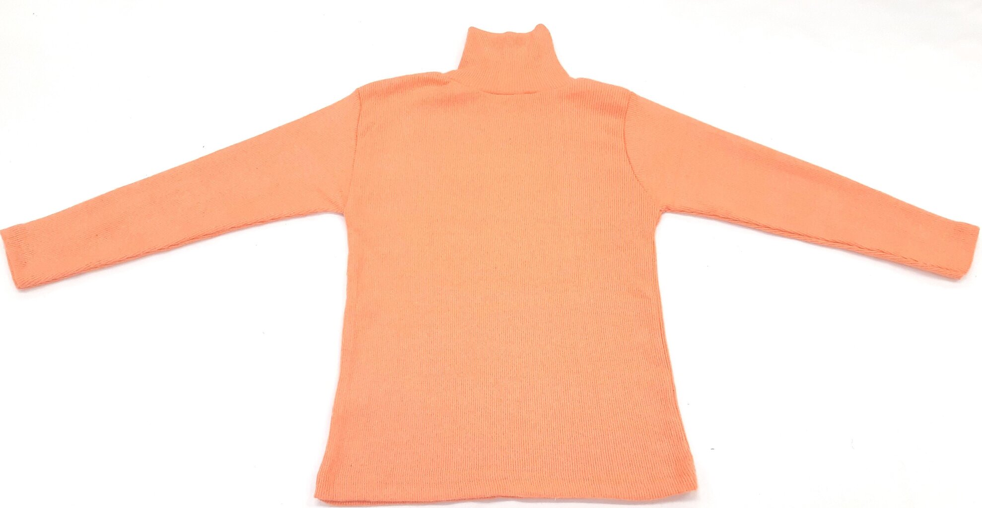 Džemperis ar augstu kakla izgriezumu meitenēm, oranžā krāsā cena un informācija | Jakas, džemperi, žaketes, vestes meitenēm | 220.lv