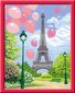 Krāsojama glezna Ravensburger, 30X24 cm "Eifeļa tornis", Li R28912 cena un informācija | Gleznas pēc numuriem | 220.lv