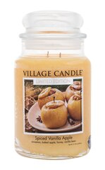 Aromātiskā svece Village Candle Spiced Vanilla Apple 602 g cena un informācija | Sveces un svečturi | 220.lv