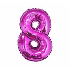 Folijas balons Beauty & Charm cipars 8, rozā, 92 cm cena un informācija | Baloni | 220.lv