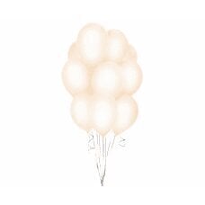 Baloni Beauty & Charm, laškrāsas makarūni, 30 cm, 10 gab. cena un informācija | Baloni | 220.lv