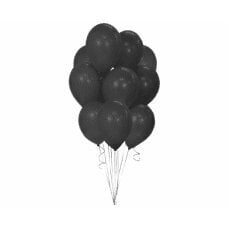 Baloni Beauty & Charm, melni pasteļtoņi, 30 cm, 10 gab. cena un informācija | Baloni | 220.lv