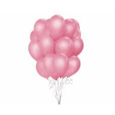 Baloni Beauty & Charm, rozā metālisks, 30 cm, 50 gab. cena un informācija | Baloni | 220.lv