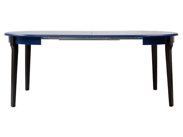 Paplašināms galds BRW Lucan 2, zils/melns cena un informācija | Virtuves galdi, ēdamgaldi | 220.lv