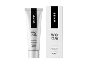 WOOM WHITE + Efektiva baltinošā zobu pasta 75 ml цена и информация | Зубные щетки, пасты | 220.lv