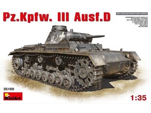 Miniart - Pz.Kpfw. III Ausf.D, 1/35, 35169 cena un informācija | Konstruktori | 220.lv