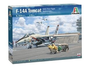 Italeri - F-14A Tomcat, 1/72, 1414 цена и информация | Конструкторы и кубики | 220.lv