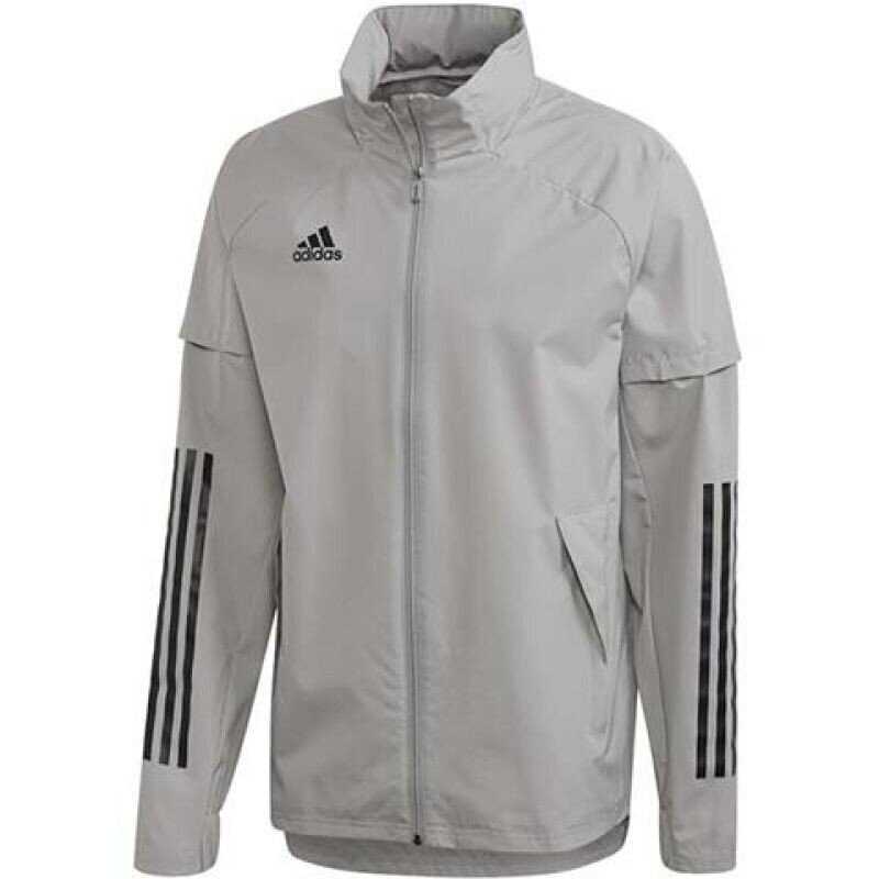 Vīriešu sporta jaka Adidas Condivo 20 Allweather M ED9192 52093, pelēka cena un informācija | Sporta apģērbs vīriešiem | 220.lv