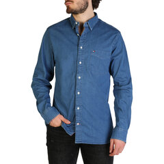 Vīriešu krekls Tommy Hilfiger - MW0MW10956, zils cena un informācija | Vīriešu krekli | 220.lv
