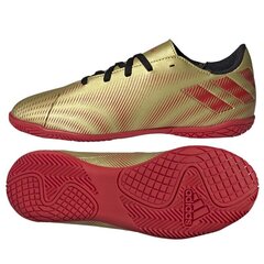 Sporta apavi zēniem Adidas Nemeziz Messi.4 IN Jr FY0811, zeltaini cena un informācija | Sporta apavi bērniem | 220.lv