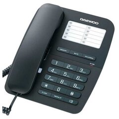 Daewoo DTC-240, melns cena un informācija | Stacionārie telefoni | 220.lv