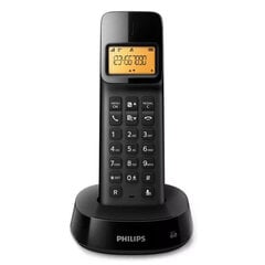 Philips D1601B, melns цена и информация | Стационарные телефоны | 220.lv