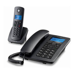 Motorola C4201, melns cena un informācija | Stacionārie telefoni | 220.lv