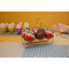 Металлическая подставка для пасхальных яиц 15х9см цена и информация | Праздничные декорации | 220.lv