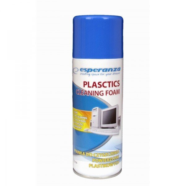ES104 Plastmasas tīrīšanas putas, 400 ml Esperanza cena un informācija | Tīrīšanas līdzekļi | 220.lv