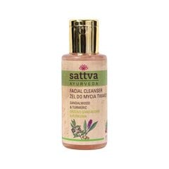 Очищающее средство для лица с сандалом и куркумой Sandalwood, Sattva Ayurveda, 100мл цена и информация | Средства для очищения лица | 220.lv