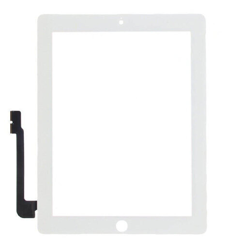 Skārienjutīgs planšetdatora stikliņš iPad 3 balts ORG cena un informācija | Telefonu rezerves daļas un instrumenti to remontam | 220.lv