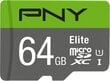 PNY SDXC 64GB cena un informācija | Atmiņas kartes mobilajiem telefoniem | 220.lv