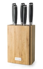 Подставка для ножей G21 Gourmet Damascus, бамбук для 5 ножей, 60022250 цена и информация | Ножи и аксессуары для них | 220.lv