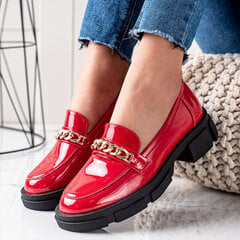Красные классические туфли на каблуке Sergio Leone цена и информация | Женские туфли | 220.lv