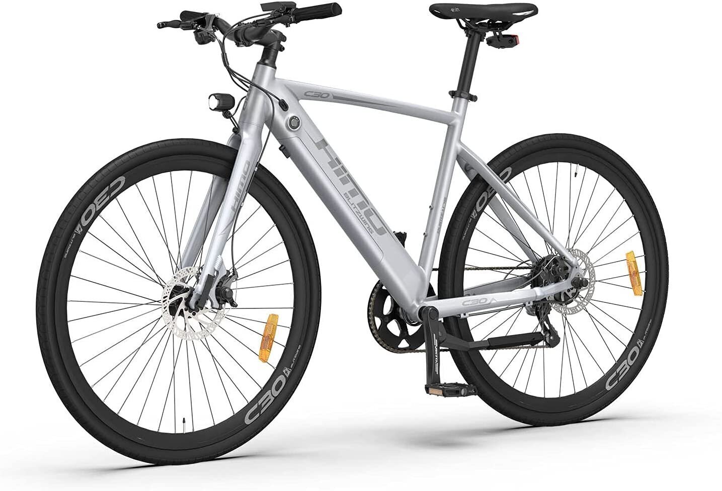 Elektriskais velosipēds Himo C30R 26", sudraba cena un informācija | Elektrovelosipēdi | 220.lv