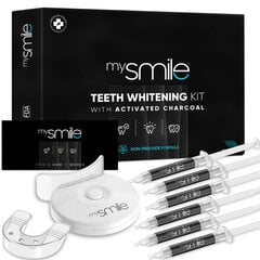 Набор для отбеливания зубов MySmile с 6 шприцами с гелем цена и информация | Зубные щетки, пасты | 220.lv