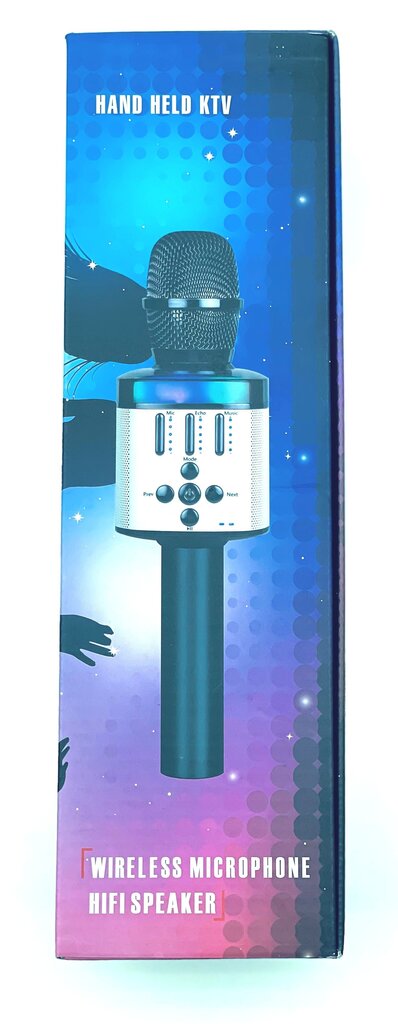 Bezvadu Bluetooth karaoke mikrofons Q136 Ar gaismas efektiem цена и информация | Mikrofoni | 220.lv