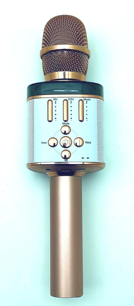 Bezvadu Bluetooth karaoke mikrofons Q136 Ar gaismas efektiem цена и информация | Mikrofoni | 220.lv