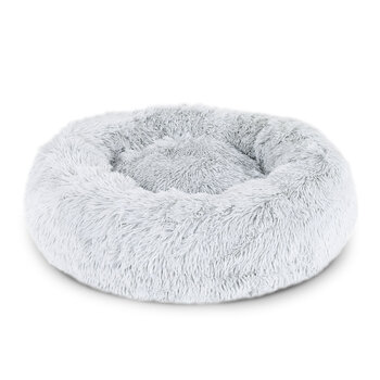 Lionto guļvieta suņiem Donut, 50 cm, gaiši pelēka cena un informācija | Suņu gultas, spilveni, būdas | 220.lv