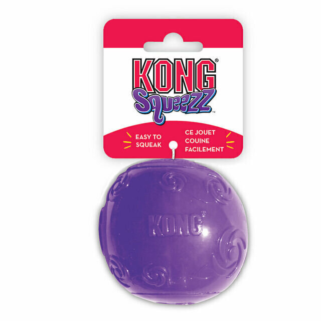 Kong bumbiņa suņiem Squeezz Ball, M, 6 cm цена и информация | Suņu rotaļlietas | 220.lv