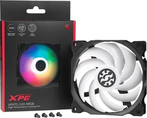 Комплект жидкостного охлаждения XPG VENTO 120 ARGB 1200 rpm 23 dB цена и информация | Компьютерные вентиляторы | 220.lv