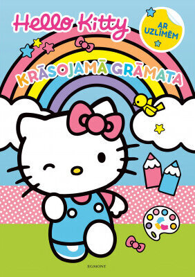 Hello Kitty krāsojamā grāmata cena un informācija | Krāsojamās grāmatas | 220.lv