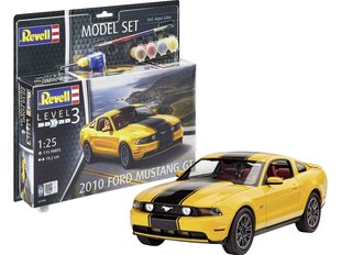 Пластиковая сборная модель для начинающего моделиста Revell - 2010 Ford Mustang GT Model Set, 1/25, 67046 цена и информация | Конструкторы и кубики | 220.lv