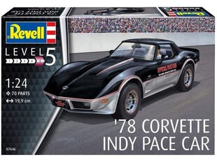 Сборная пластиковая модель Revell - '78 Corvette Indy Pace Car, 1/24, 07646 цена и информация | Конструкторы и кубики | 220.lv