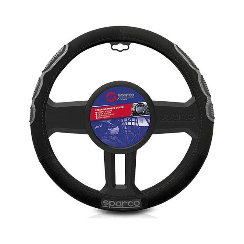 Stūres apvalks Sparco SPC1106 L-Sport Universāls, Ø 36 - 38 cm цена и информация | Auto piederumi | 220.lv