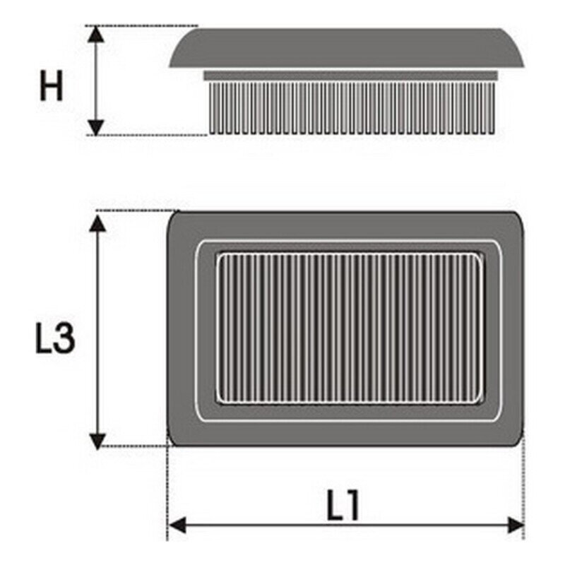 Gaisa filtrs Green Filters P960506 cena un informācija | Auto piederumi | 220.lv