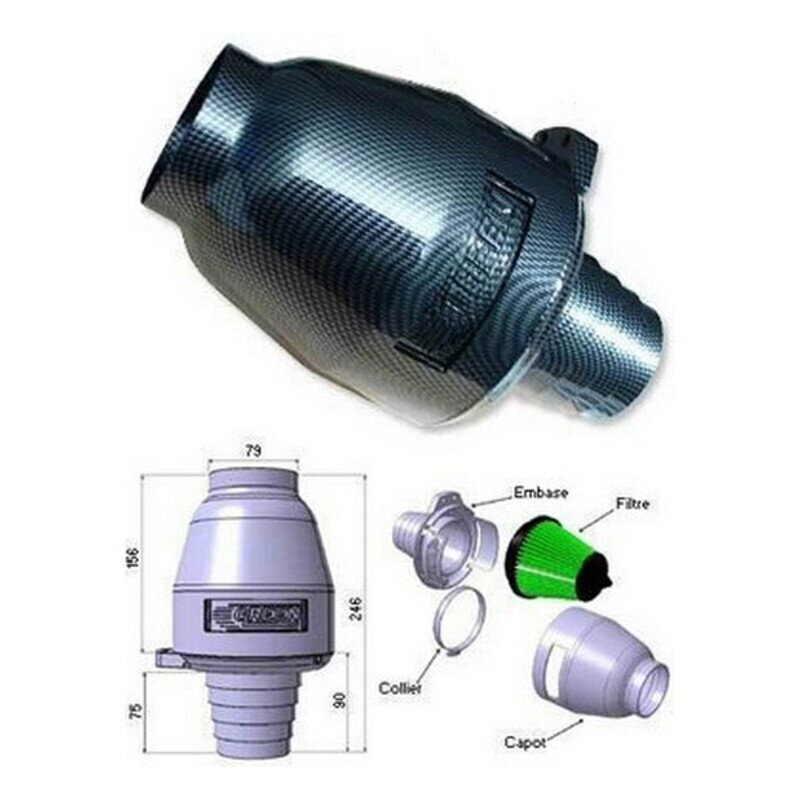 Gaisa filtrs Green Filters cena un informācija | Auto piederumi | 220.lv